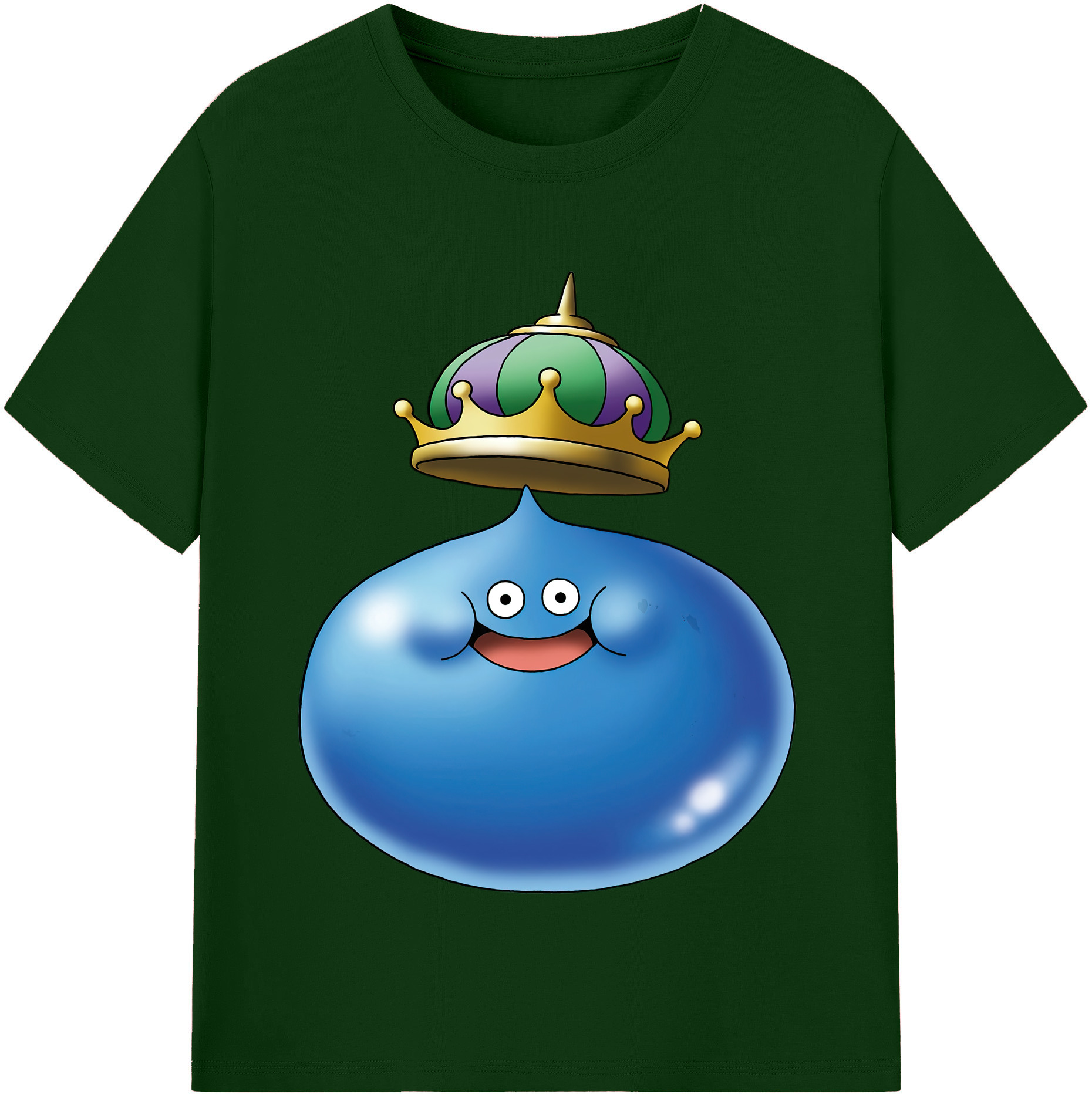 （画像用） ドラゴンクエスト Doragon Kuesuto Dragon Quest 綿100％半袖Tシャツ（フロントプリント）